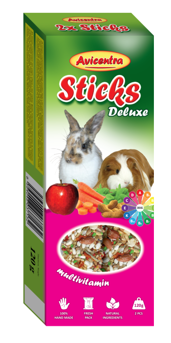 Sticks deluxe multivitamin for rabbits and other rodents